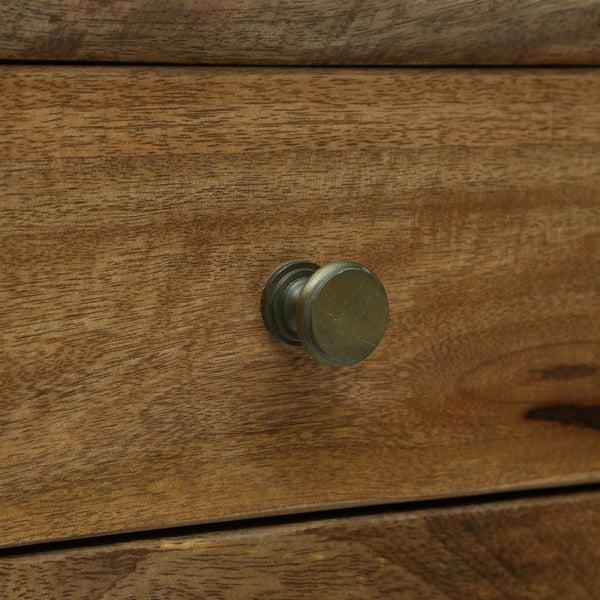 Gdf Studio Cohutta Chafin Mid-Century Modern Handcrafted Mango Wood Side Table Natural
