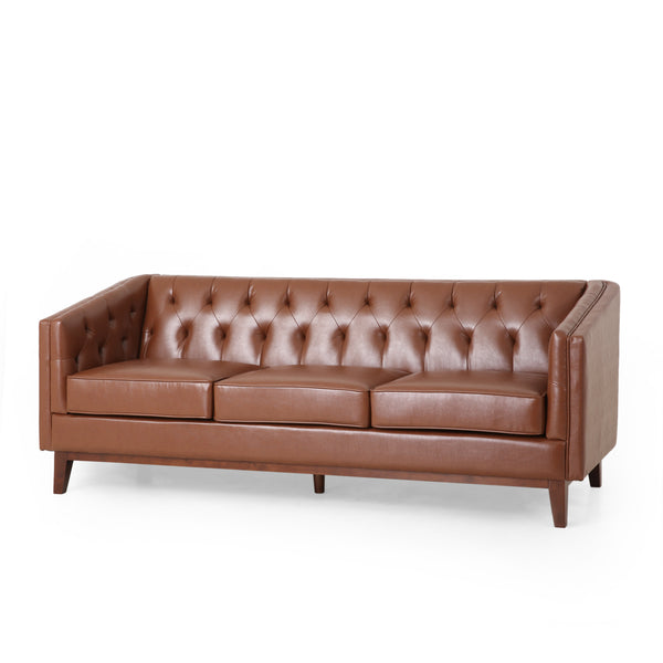 Gdf Studio Colstrip Contemporary Upholstered 3 Seater Sofa