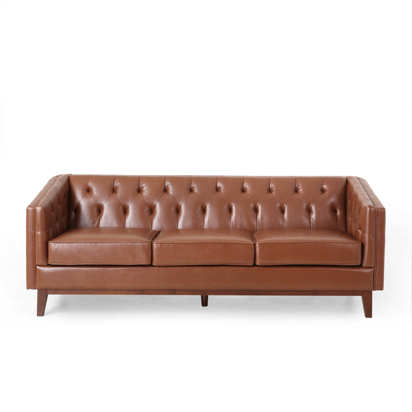 Gdf Studio Colstrip Contemporary Upholstered 3 Seater Sofa
