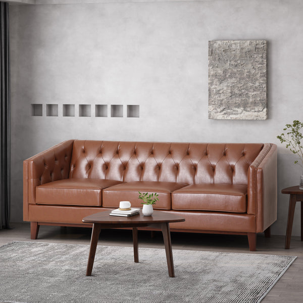 gdf studio Colstrip Contemporary Upholstered 3 Seater Sofa