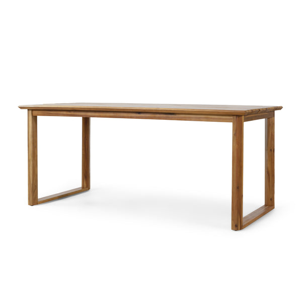 Gdf Studio Conifer Outdoor Acacia Wood Dining Table