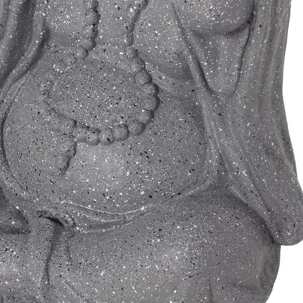 Gdf Studio Conneaut Outdoor See No Evil Monk Garden Statue Stone Gray