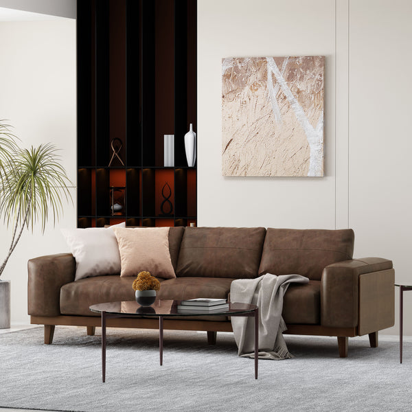 Gdf Studio Connor Contemporary Upholstered Oversized 3 Seater Sofa