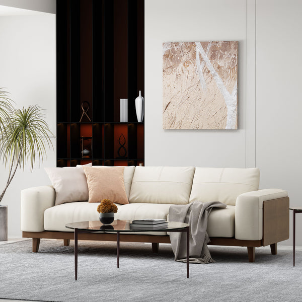 gdf studio Connor Contemporary Upholstered Oversized 3 Seater Sofa