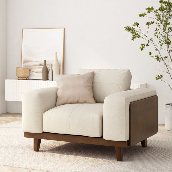 gdf studio Connor Contemporary Upholstered Oversized Club Chair
