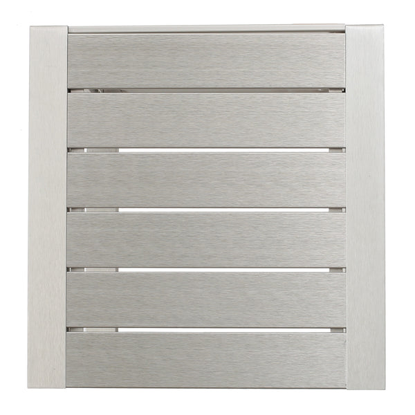 Gdf Studio Coral Bay Outdoor Aluminum Club Chairs With Side Table