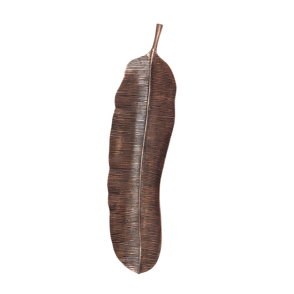 gdf studio Cordele Handcrafted Aluminum Large Leaf Wall Decor