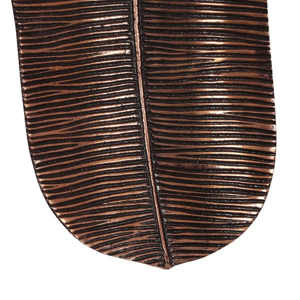 Gdf Studio Cordele Handcrafted Aluminum Medium Leaf Wall Decor
