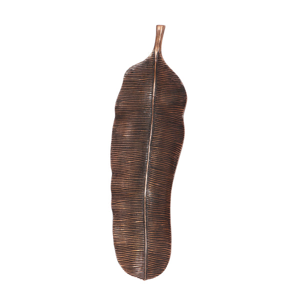 gdf studio Cordele Handcrafted Aluminum Medium Leaf Wall Decor