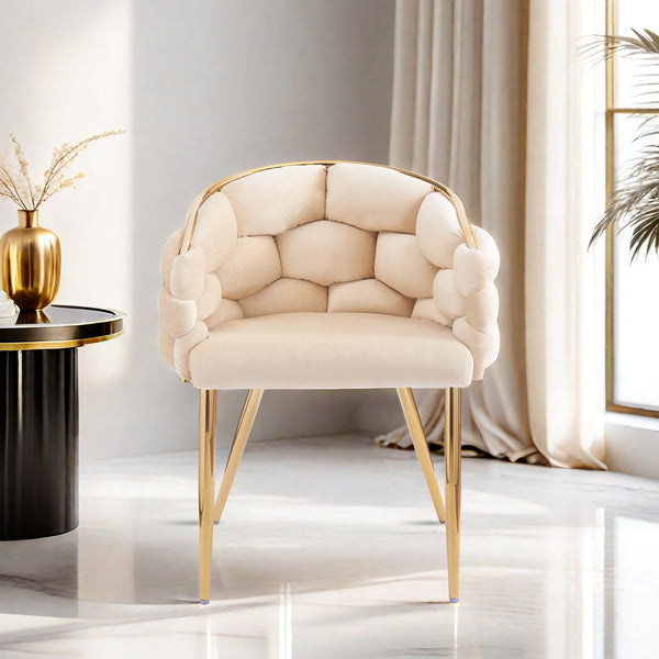 Gdf Studio Cotorro Velvet Barrel Design Accent Chairs