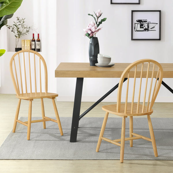 gdf studio Covelar 36" H Spindle Back Chair (Set of 2)