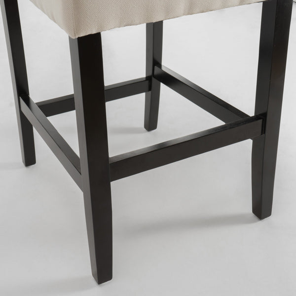Gdf Studio Coventry 26-Inch Fabric Backless Counter Stool (Set Of 2)