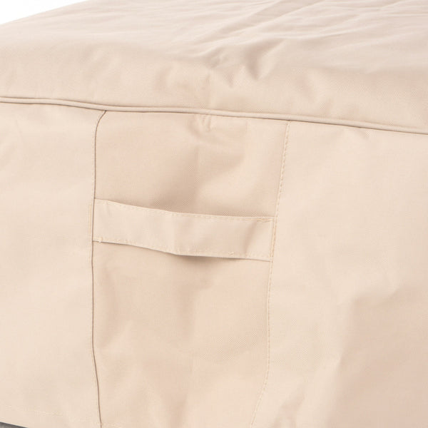 Gdf Studio Coverall Outdoor Beige Waterproof Fabric Lounge Set Cover