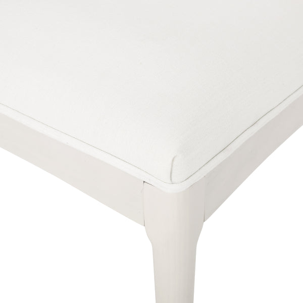 Gdf Studio Covey Mid Century Modern Fabric Upholstered Wood Dining Chairs Set Of 2