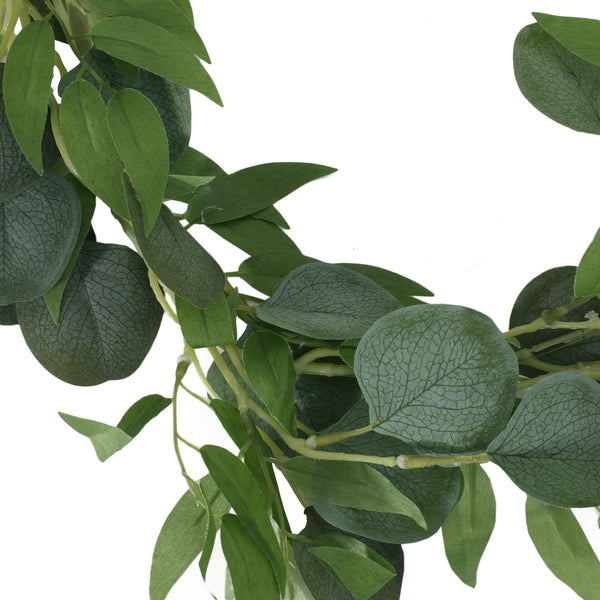 Gdf Studio Cragin 6.5-foot Eucalyptus Vine Artificial Silk Garland Green