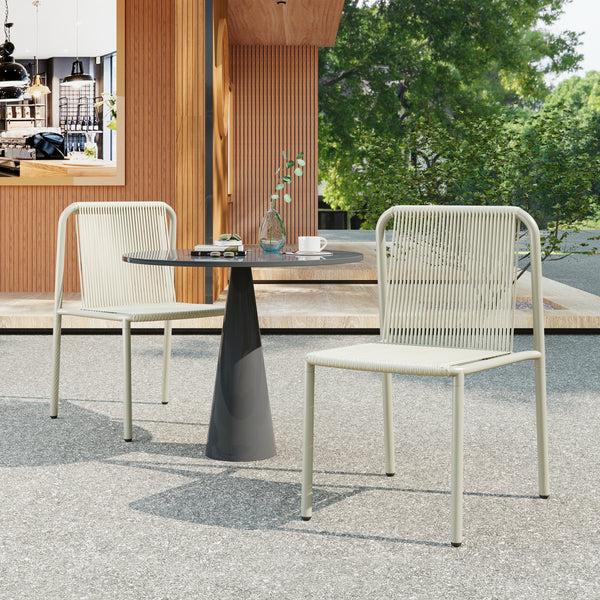 Gdf Studio Creeperia Outdoor Patio Stackable Dining Chairs