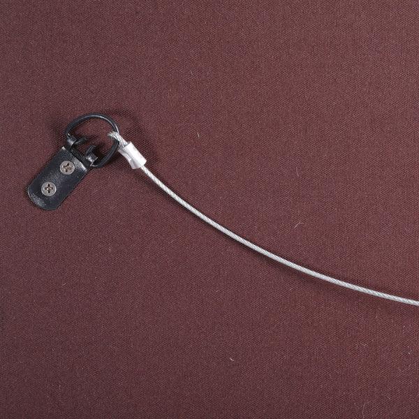 Gdf Studio Crowe Handcrafted Boho Embossed Leather Square Wall Mirror