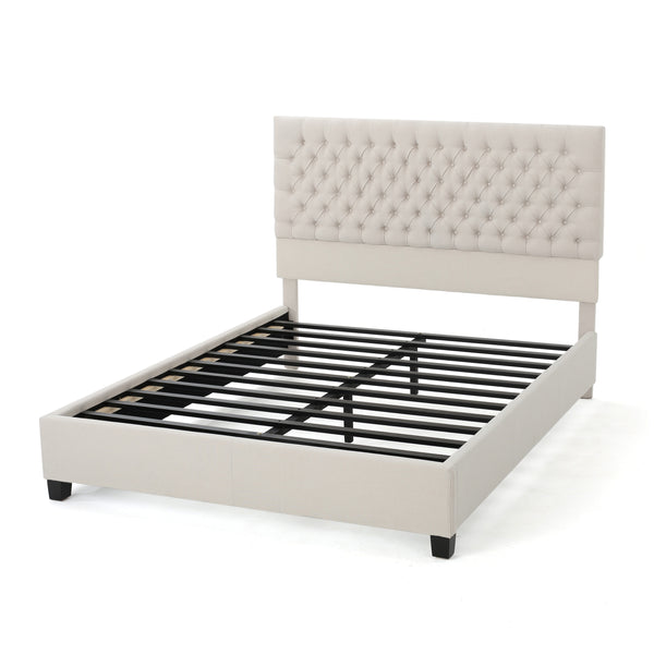 gdf studio Cumulus Fully Upholstered Fabric Queen Bed