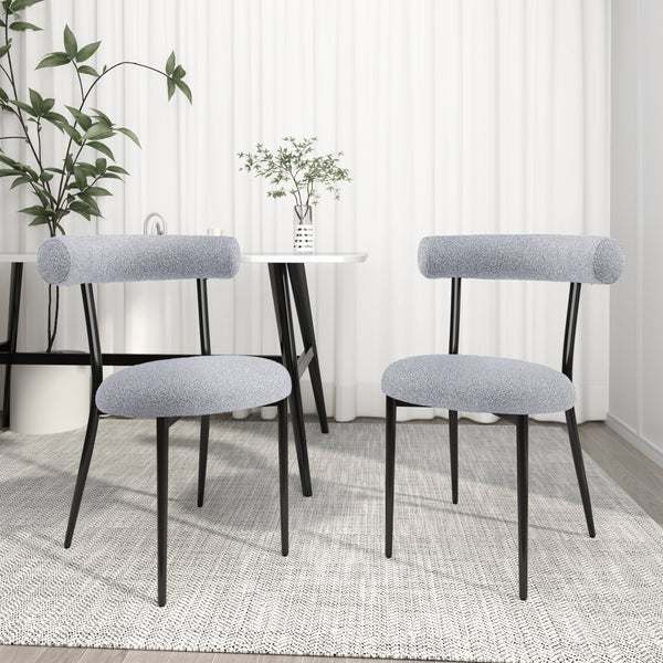 gdf studio Daimona Fabric Upholstered Dining Chairs Set of 2