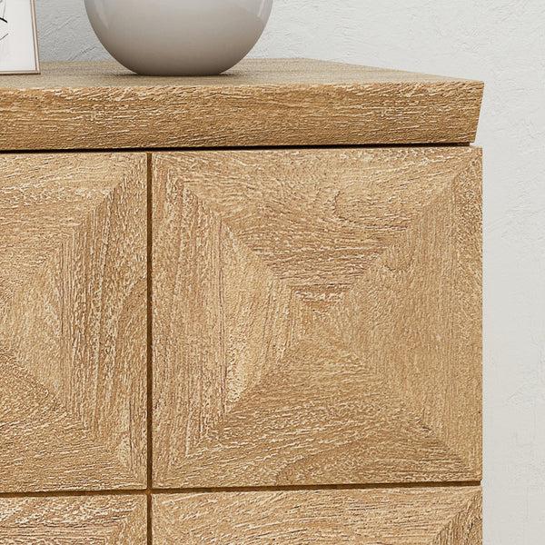 Gdf Studio Daksh Handcrafted Boho Mango Wood Cabinet