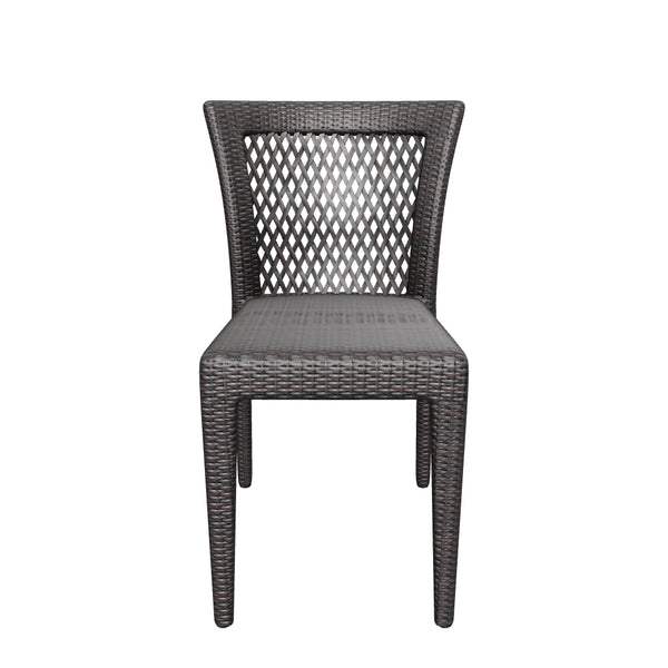 Gdf Studio Dana Point Outdoor Patio Furniture Brown Wicker Chairs (Set Of 2)