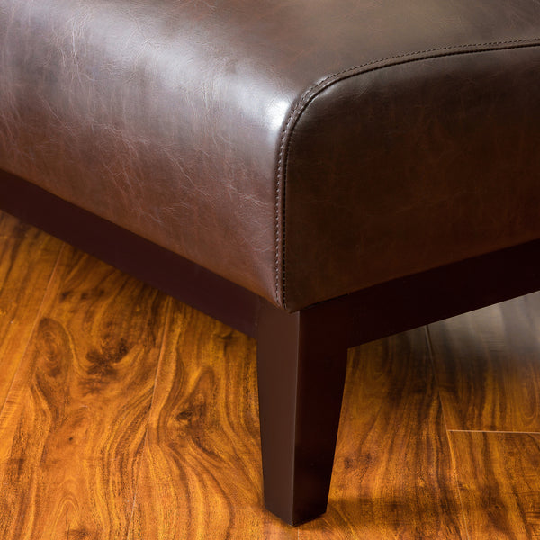 Gdf Studio Darcy Contemporary Upholstered Loveseat Brown And Espresso