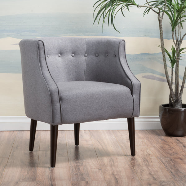 Gdf Studio Davidson Tub Design Upholstered Accent Chair