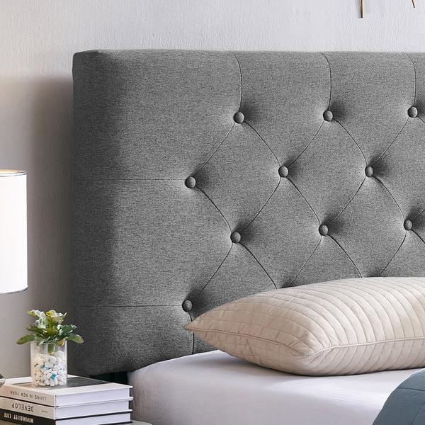 Gdf Studio Dawn Contemporary Upholstered Queen/Full Headboard