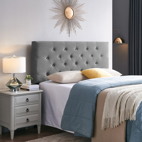 Gdf Studio Dawn Contemporary Upholstered Queen/Full Headboard