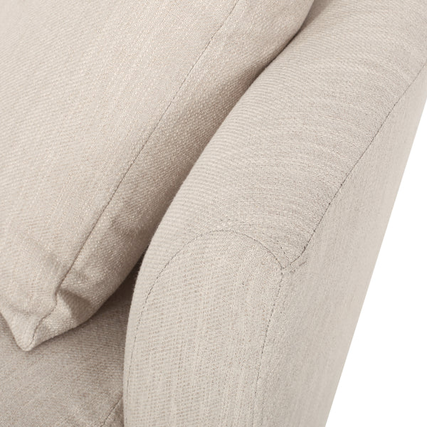 Gdf Studio Dawson Contemporary Upholstered Swivel Club Chair