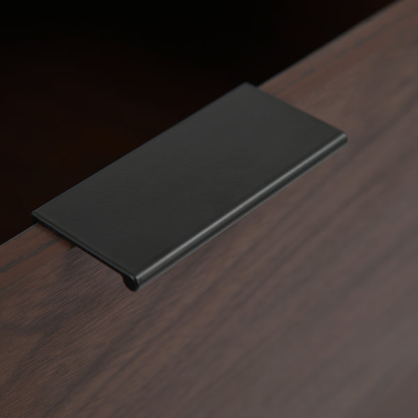 Gdf Studio Demijen Modern Industrial 6 Drawer Double Dresser Walnut And Matte Black