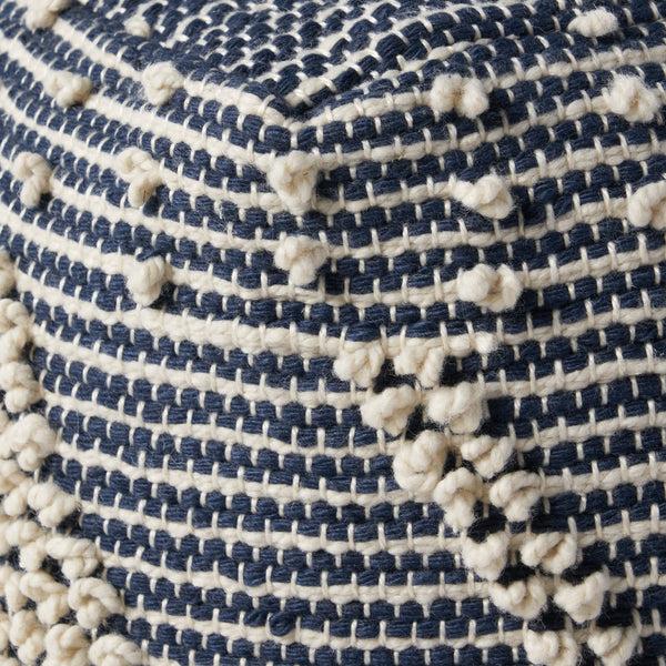 Gdf Studio Dereka Contemporary Handcrafted Faux Yarn Pouf