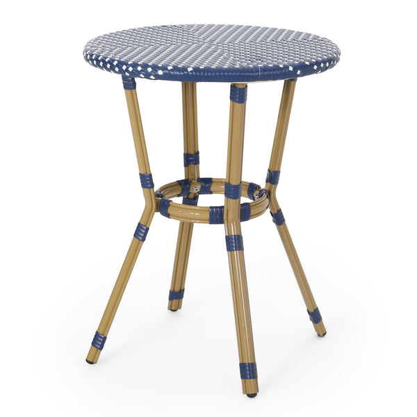 Gdf Studio Deshler Outdoor Aluminum French Bistro Table