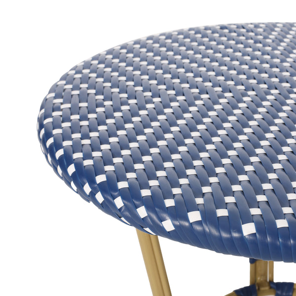 Gdf Studio Deshler Outdoor Aluminum French Bistro Table