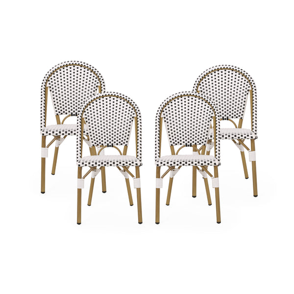 Gdf Studio Desire Outdoor French Bistro Chair (Set Of 4)
