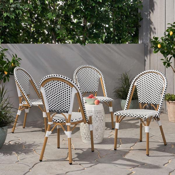 gdf studio Desire Outdoor French Bistro Chair (Set of 4)