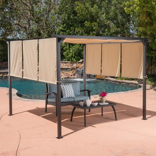 Gdf Studio Dione Outdoor Modern 10 X 10 Foot Canopy