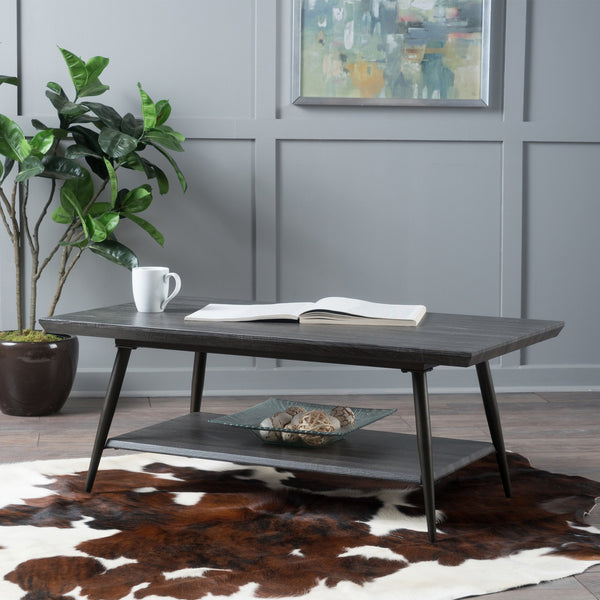 Gdf Studio Ditmas Quality Crafted Wood Finish Coffee Table