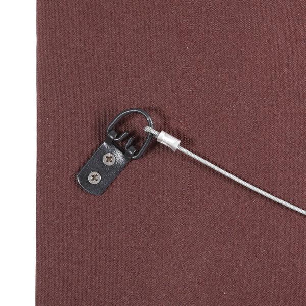 Gdf Studio Dodds Handcrafted Boho Studded Leather Square Wall Mirror