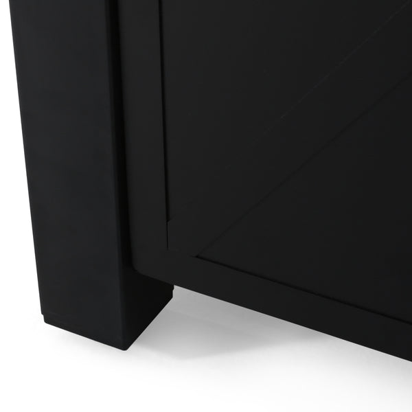 Gdf Studio Doheny Outdoor 40 000 BTU Iron Square Fire Pit Black