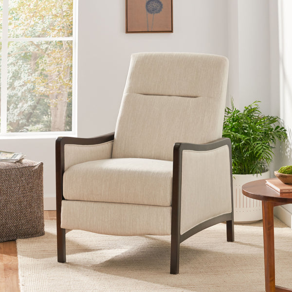 Gdf Studio Drury Contemporary Upholstered Pushback Recliner