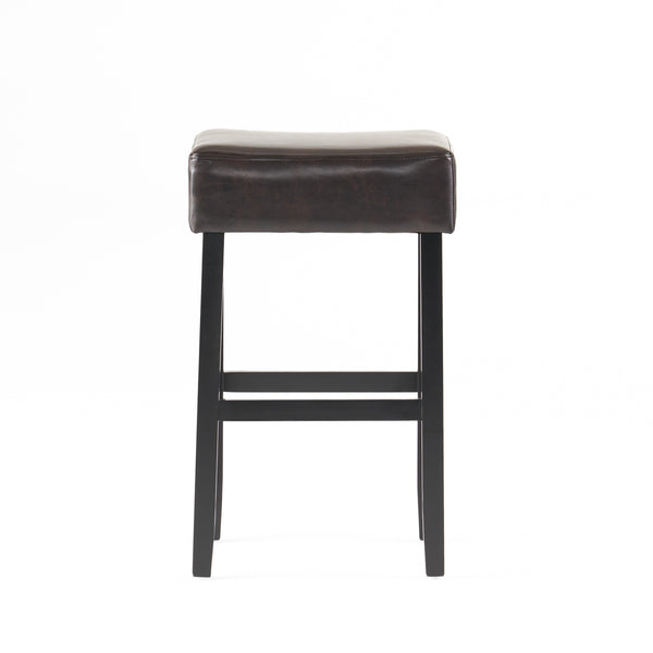 Gdf Studio Duff 31-Inch Backless Leather Bar Stools (Set Of 2)