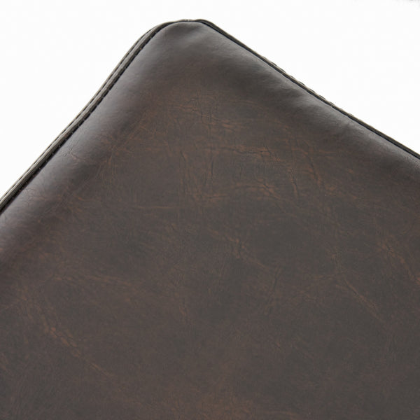 Gdf Studio Duff 31-Inch Backless Leather Bar Stools (Set Of 2)