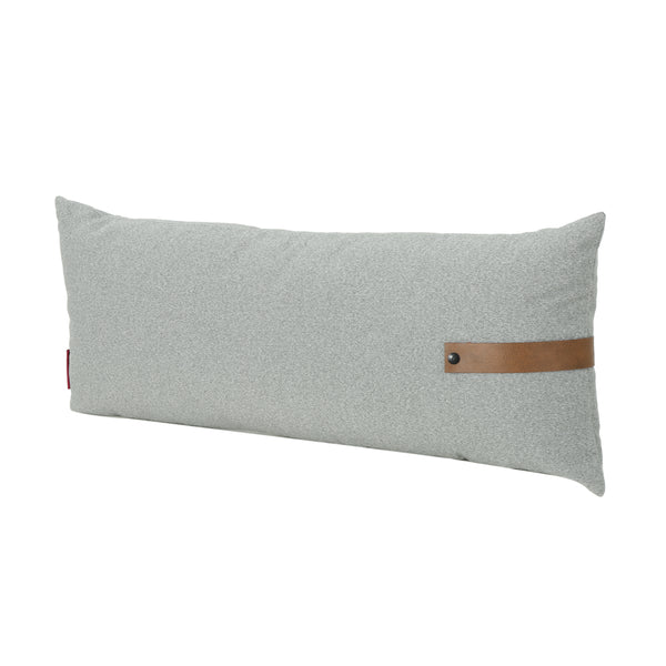 Gdf Studio Dunn Mid Century Rectangular Fabric Pillow With Faux Leather Strap (Set Of 2)