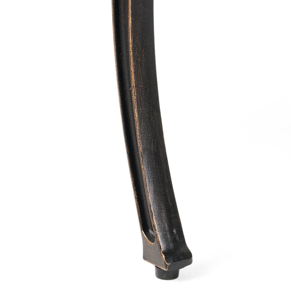 Gdf Studio Eastwood Traditional Mesh Pattern Antique Copper Cast Aluminum Bench