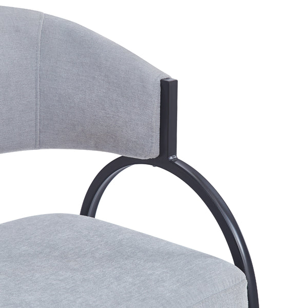 Gdf Studio Eccho Upholstered Dining Chairs With Metal Legs