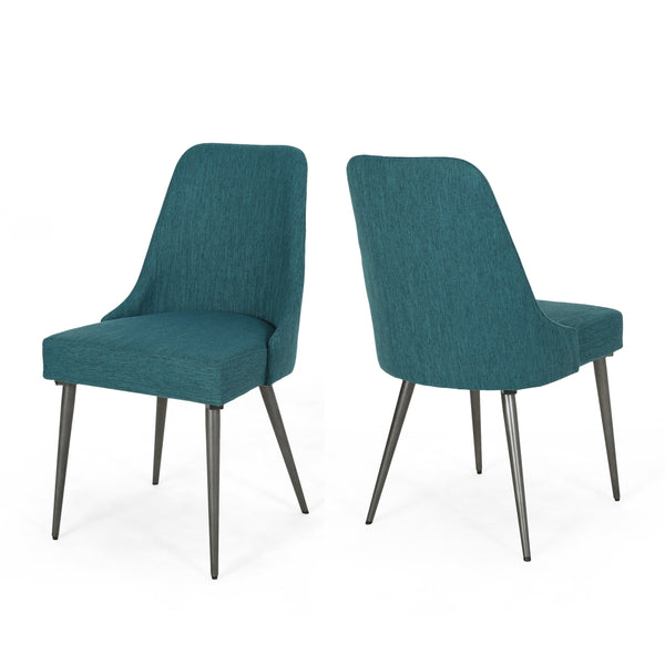 gdf studio Ella Modern Fabric Dining Chairs (Set of 2)