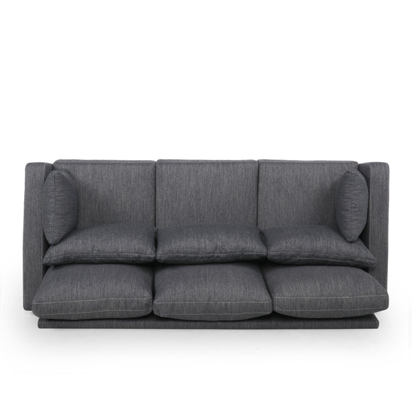 Gdf Studio Elleah Contemporary 3 Seater Fabric Sofa