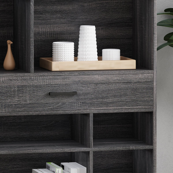 Gdf Studio Elon Bookcase With Storage Cabinet & Drawer