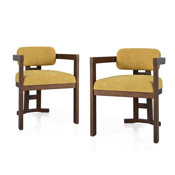 Gdf Studio Elowen Luxury Modern Upholstered Dining Chairs